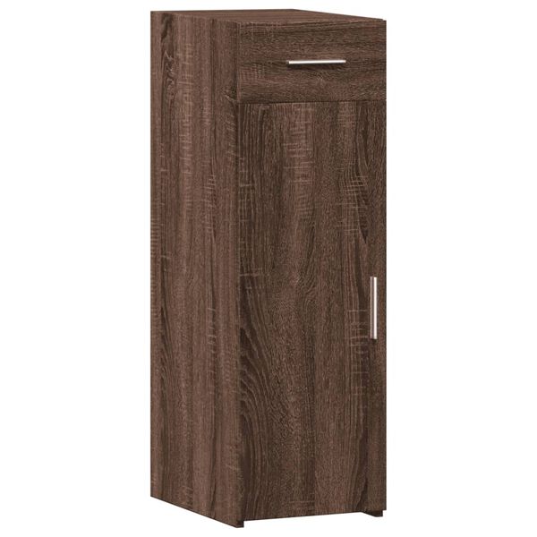 vidaXL Buffet chêne marron 30x42,5x93 cm bois d'ingénierie