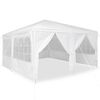 vidaXL Tente de f&ecirc;te Blanc 400 x 400 x 266 cm Poly&eacute;thyl&egrave;ne