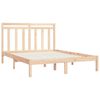 vidaXL Cadre de lit sans matelas 120x200 cm bois massif