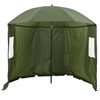 vidaXL Umbrella de p&ecirc;che Jaune arm&eacute;e 300 x 240 cm Polyester Oxford