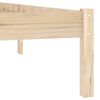 vidaXL Cadre de lit sans matelas 152x203 cm bois massif de pin