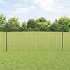 vidaXL Cl&ocirc;ture avec poteau Gris 1 x 25 m Acier