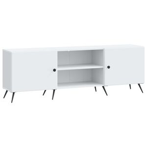 vidaXL Meuble TV 150 x 31 x 50 cm Blanc Bois d'ing&eacute;nierie