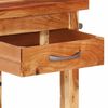 vidaXL Chariot de cuisine 55x55x89 cm bois massif d'acacia