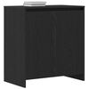 vidaXL Buffet Ch&ecirc;ne noir 70x41x75 cm Bois d'ing&eacute;nierie