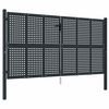 vidaXL Portail de jardin Anthracite 300x150 cm Acier