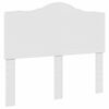vidaXL Cadre de lit avec t&ecirc;te de lit Blanc 135 x 190 cm Pin massif