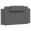 vidaXL Cadre de lit Viana sans matelas gris 100x200 cm similicuir