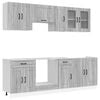 vidaXL Ensemble d'armoires de cuisine 8 pcs Kalmar bois d'ing&eacute;nierie