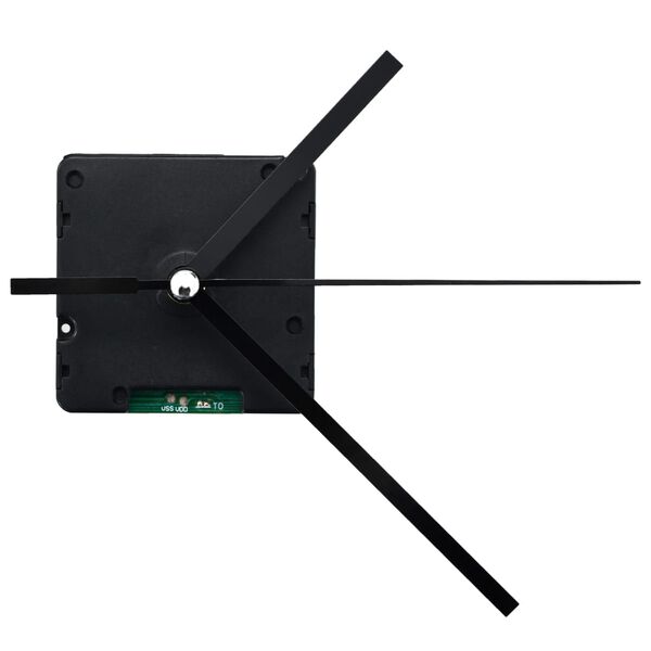 vidaXL Mouvement d'horloge &agrave; quartz radioguid&eacute; avec aiguilles