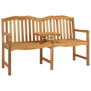 vidaXL Banc en Bois Sculpt&eacute; en Rose Naturel 155 x 60 x 94 cm