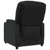 vidaXL Fauteuil inclinable Noir Similicuir