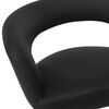 vidaXL Chaises &agrave; manger lot de 2 noir similicuir