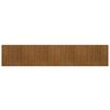 vidaXL Tapis rectangulaire marron 80x400 cm bambou