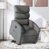 vidaXL Fauteuil inclinable &eacute;lectrique gris fonc&eacute; tissu