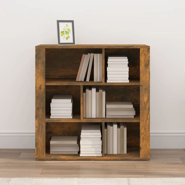 vidaXL Buffet Ch&ecirc;ne fum&eacute; 80x30x80 cm Bois d'ing&eacute;nierie
