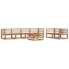 vidaXL Ensemble de canap&eacute;s d'ext&eacute;rieur 7 pcs Naturel
