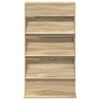vidaXL &Eacute;tag&egrave;re &agrave; magazines avec &eacute;tag&egrave;re Ch&ecirc;ne Sonoma 70 x 41 x 126 cm