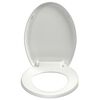 vidaXL Abattant WC &agrave; fermeture en douceur Lib&eacute;ration rapide Blanc
