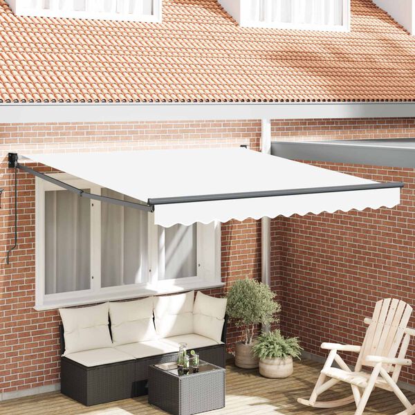 vidaXL Auvent Blanc 300 x 250 x 165 cm Polyester