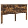 vidaXL Cadre de lit Ch&ecirc;ne fum&eacute; 180 x 200 cm Bois de pin massif