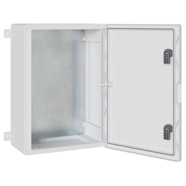 vidaXL Armoire de contr&ocirc;le Gris 47 x 20 x 60 cm Plastic ABS