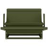 vidaXL Nourrisseur &agrave; p&eacute;dale pour poules Vert olive 50 x 40 x 29 cm