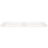vidaXL Lit de palette sans matelas blanc bois massif