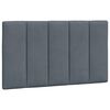 vidaXL Lit avec matelas Hanko gris fonc&eacute; 80x200 cm velours