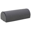 vidaXL Coussin de repose-pieds 42 x 18 x 13 cm Ferme Mousse PU Gris