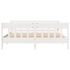 vidaXL Cadre de lit sans matelas blanc 180x200 cm bois massif de pin