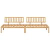 vidaXL Canap&eacute;s centraux palette de jardin 2 pcs bois massif d'acacia