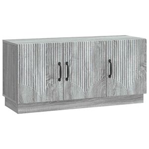 vidaXL Meuble TV Sonoma gris 99 x 34,5 x 47 cm Bois d'ing&eacute;nierie
