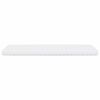 vidaXL Matelas en mousse blanc 100x200 cm 7 zones dureté 20 ILD