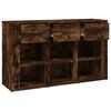 vidaXL Buffet Ch&ecirc;ne fum&eacute; 100x30x59,5 cm Bois d'ing&eacute;nierie