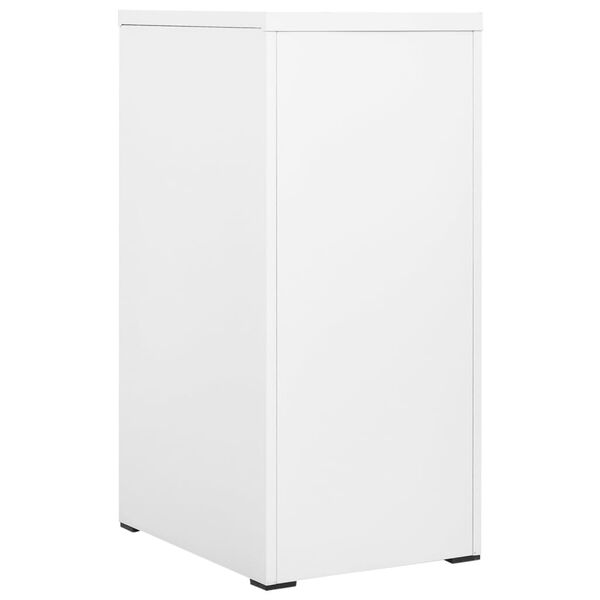 vidaXL Classeur Blanc 46x62x102,5 cm Acier