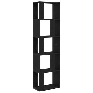 vidaXL Biblioth&egrave;que/S&eacute;parateur de pi&egrave;ce ch&ecirc;ne noir 45x24x159 cm