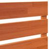 vidaXL T&ecirc;te de lit Brun cire 200,5 x 3 x 80 cm Pin massif