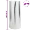 vidaXL R&eacute;flecteur de chaleur pour radiateur Argent&eacute; 50 x 1 m