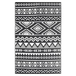 vidaXL Tapis d'ext&eacute;rieur ARAKIL Noir 190x290 cm PP