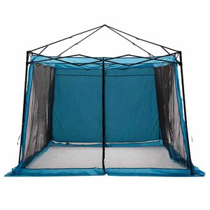 vidaXL Tente int&eacute;rieure 6 personne Bleu taffetas