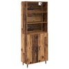 vidaXL Haut Armoire 2 pc Bois Ancien 69,5 x 32,5 x 180 cm