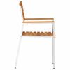 vidaXL Chaise de jardin 2 pcs Huile Naturelle Bois d'Acacia Massif