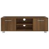 vidaXL Meuble TV ch&ecirc;ne marron 110x40x35 cm bois d'ing&eacute;nierie