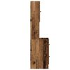 vidaXL Buffet de cuisine avec tiroir Bois ancien 32 x 50 x 180 cm