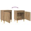 vidaXL Cabinet de chevet Ch&ecirc;ne artisanal 40 x 30 x 50 cm