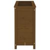 vidaXL Jardini&egrave;re marron miel 82,5x40x78 cm bois massif de pin