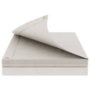 vidaXL B&acirc;che avec &oelig;illets Blanc 2 x 3 m 180 gsm PE