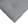 vidaXL Coussin de Dos Gris clair 60 x 19 x 50 cm tissu