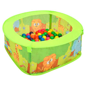 vidaXL Piscine &agrave; balles avec 300 balles pour enfants 75x75x32 cm